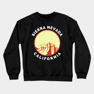 Sierra Nevada California - Sierra Nevada Ski Snowboard Mountain California Yosemite Travel Crewneck Sweatshirt